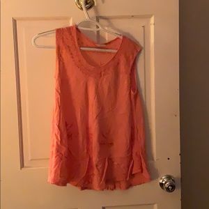 Orange tank top